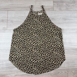 Abercrombie And Fitch Leopard Print Women's Tank Top‎ Bella Swan Swancore Sz L